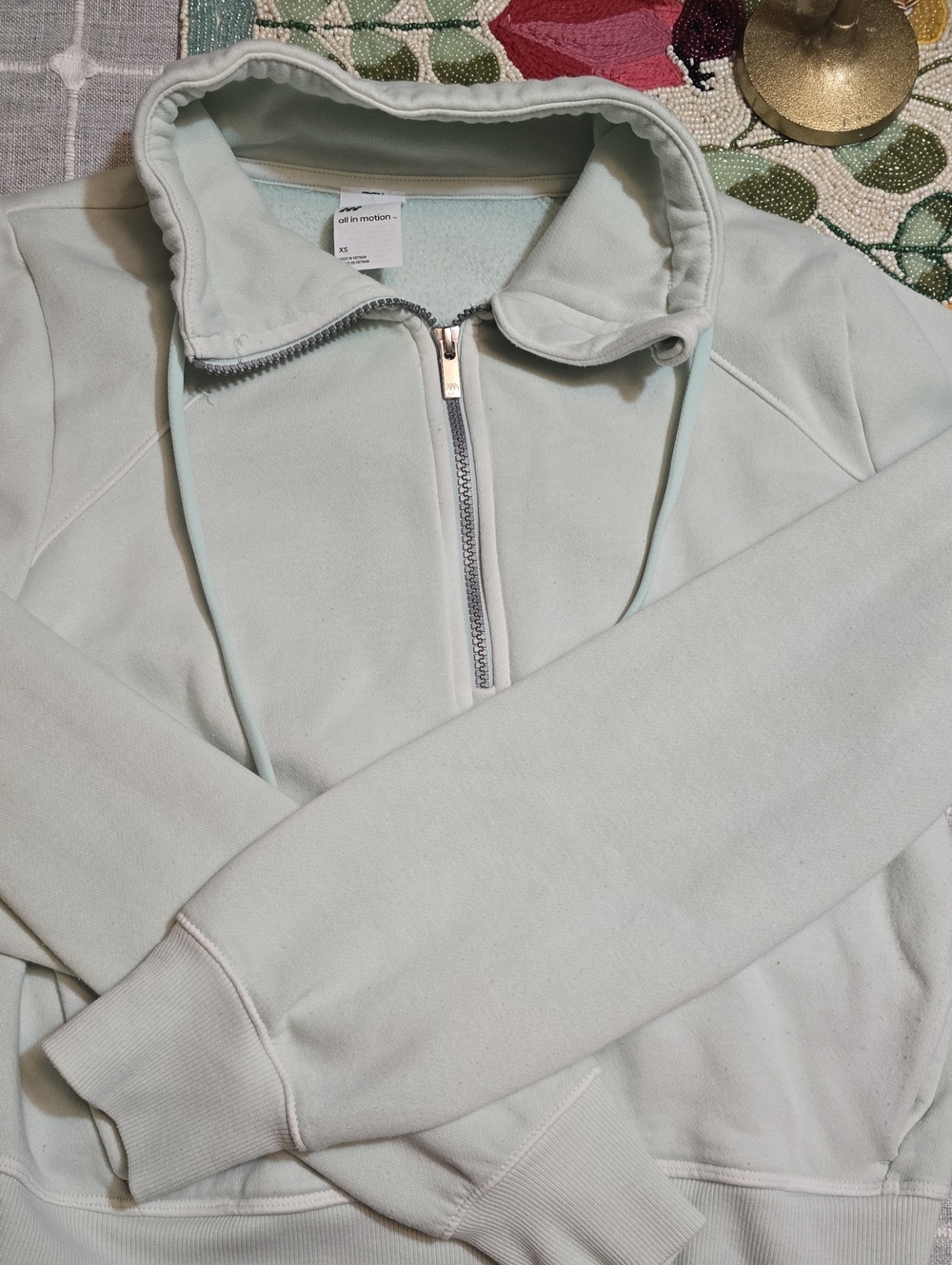 Women's All In Motion Half-Zip Pullover Sweater - Light Mint